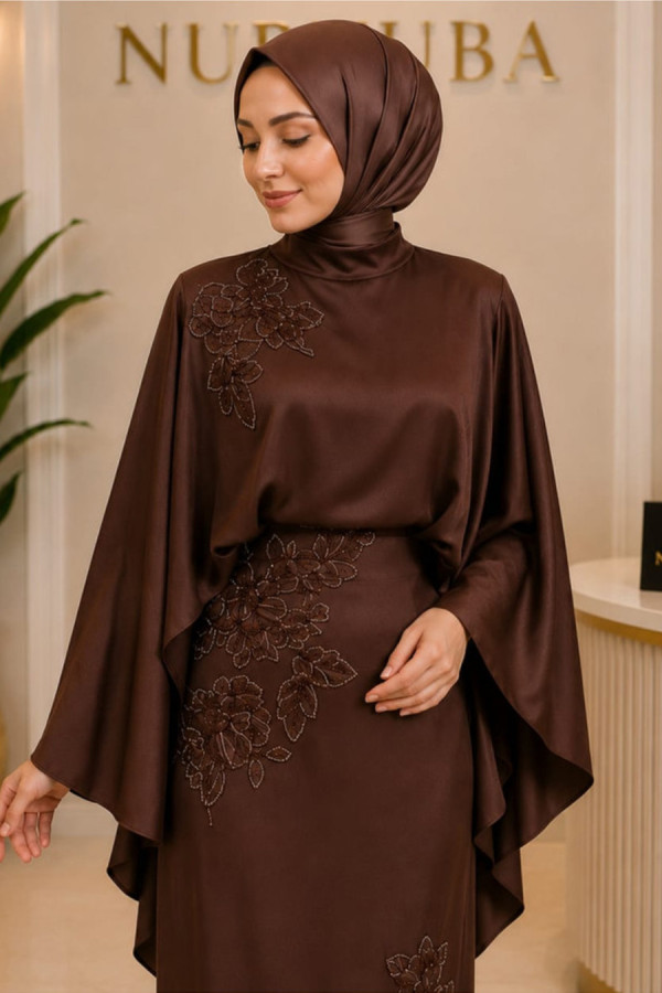Elegant Abiye-Kahve Elegant Abiye-Kahve