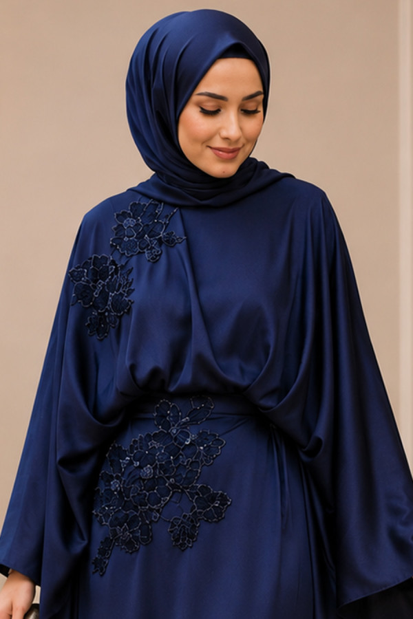 Elegant Abiye-Lacivert Elegant Abiye-Lacivert