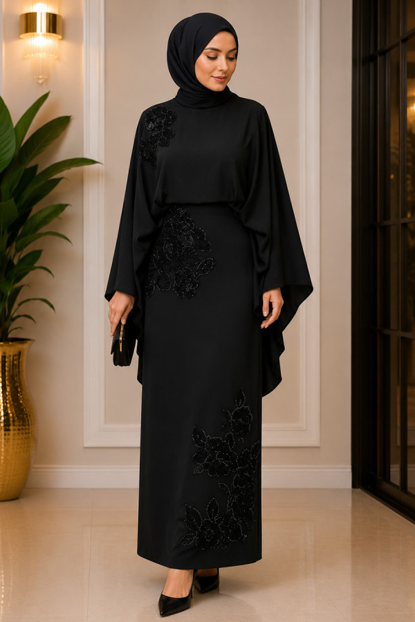 Elegant Abiye-Siyah
