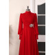 Valeria Evening Dress - Red