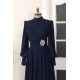 Valeria Evening Dress -Dark Blue