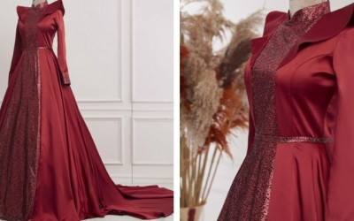 Özel Tasarım Tesettür Abiye Kumaşları