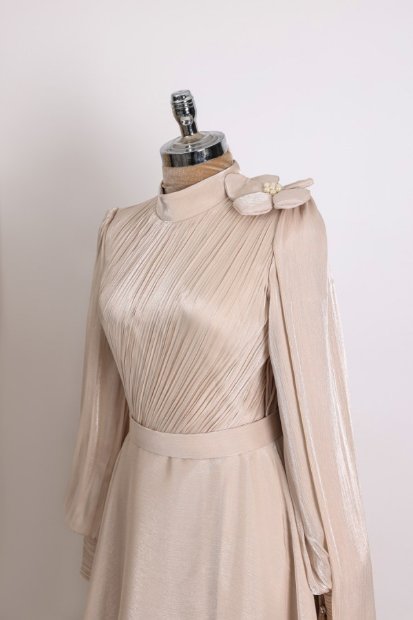 Kuğu Abiye - Krem Kuğu Abiye - Krem