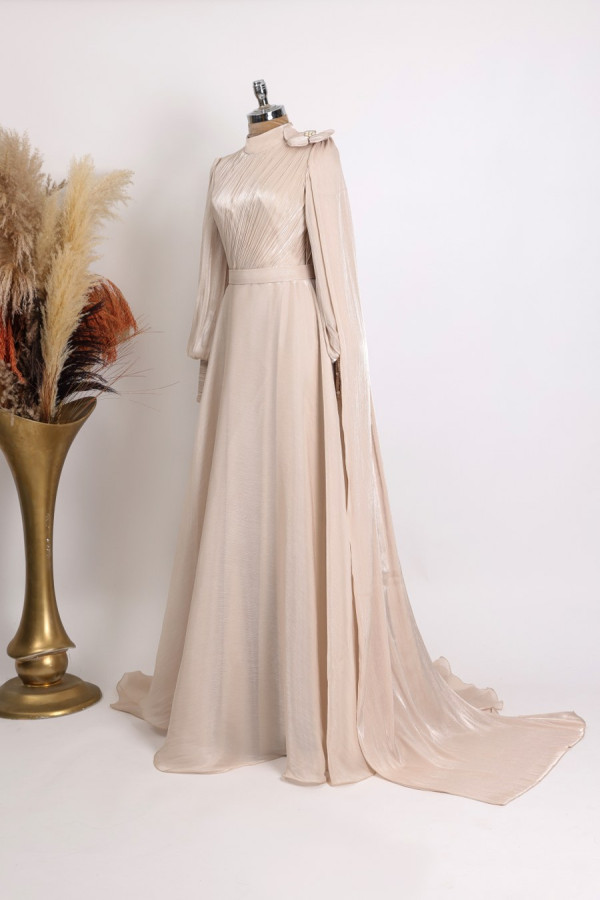 Kuğu Abiye - Krem Kuğu Abiye - Krem