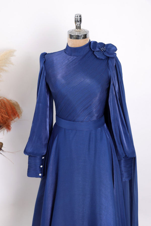 Kuğu Abiye - Lacivert Kuğu Abiye - Lacivert