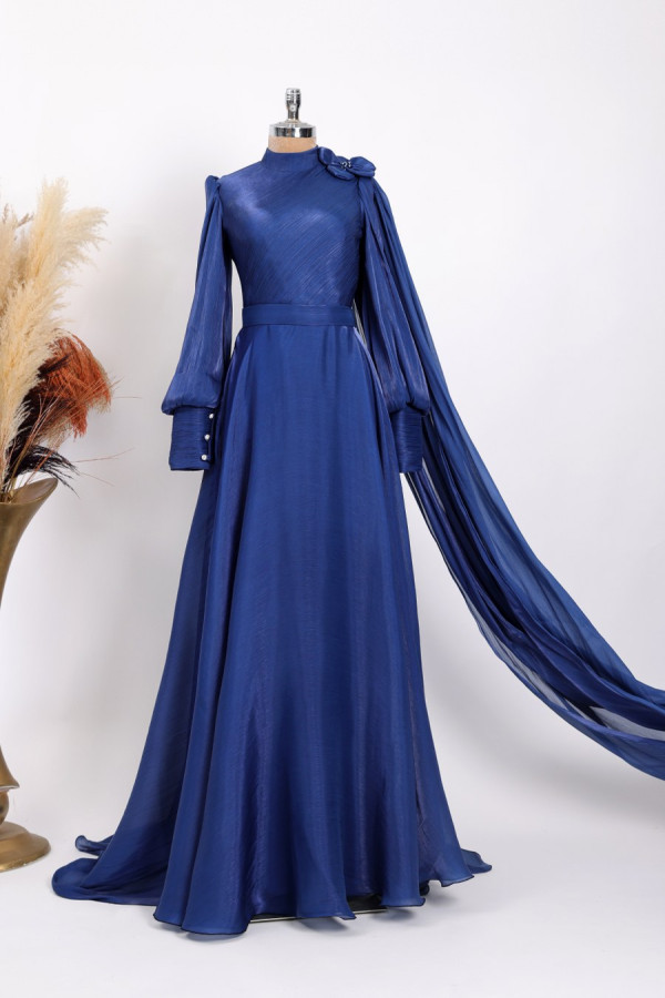 Kuğu Abiye - Lacivert Kuğu Abiye - Lacivert