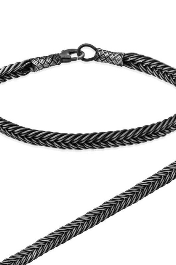 Gümüş El Sarması Kazaziye Unisex Bileklik