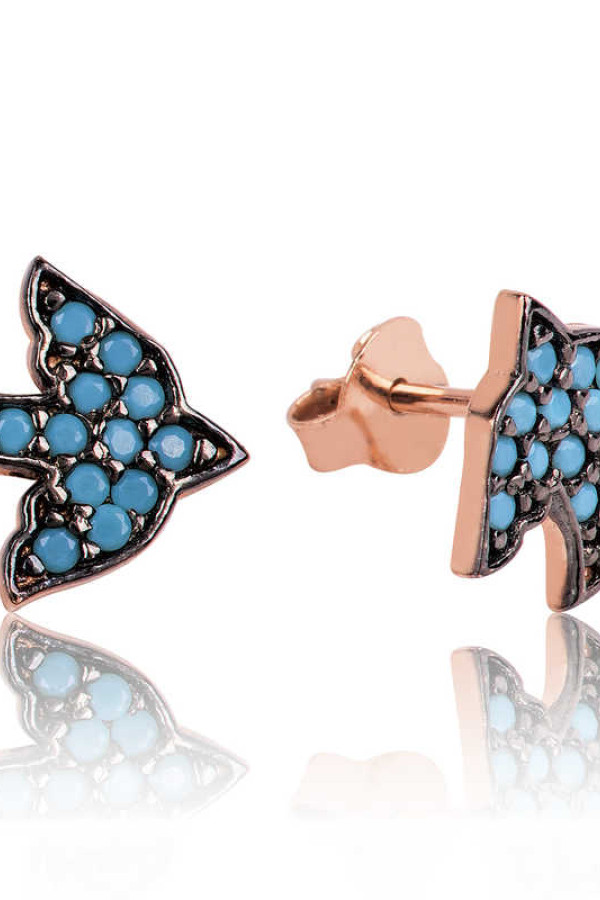 Gümüş Çivili Kırlangıç Küpe