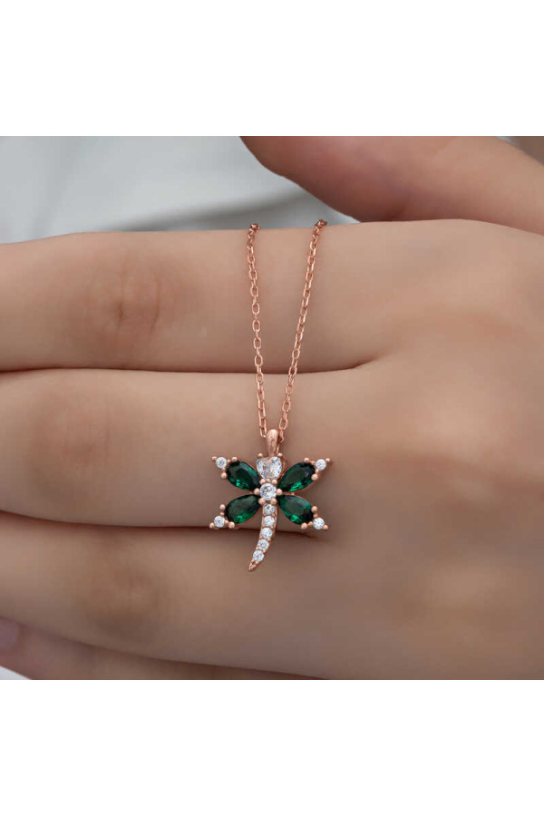 Gümüş Rose Yusufçuk Kadın Kolye