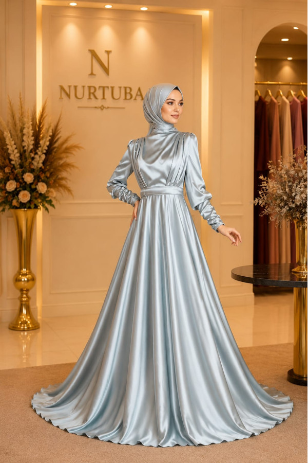 Mısra Abiye Mint 38 BEDEN