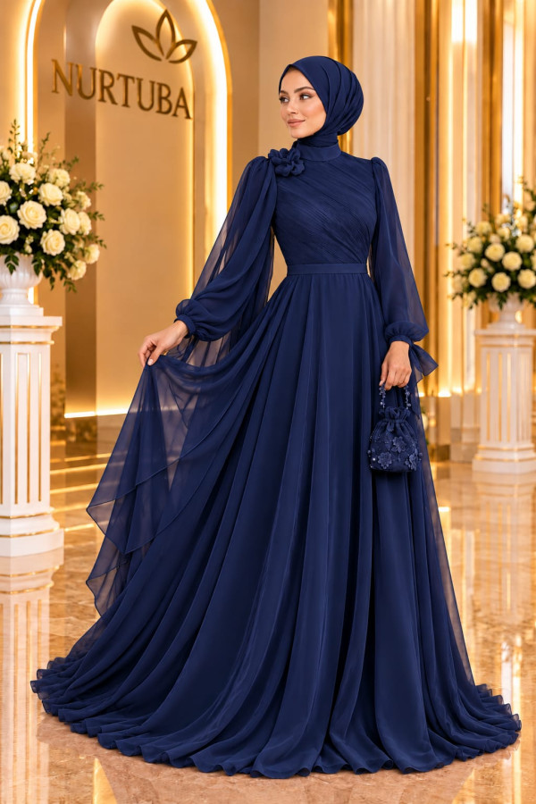 Diamont Abiye Lacivert Diamont Abiye Lacivert