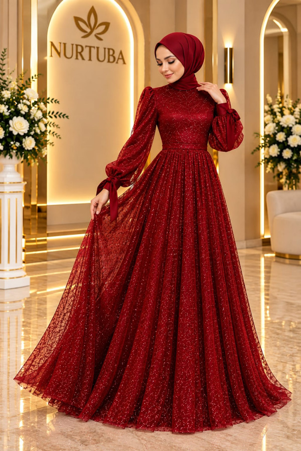 Nazende Abiye Kırmızı