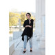 Asimatric Tunic Black