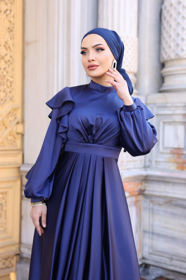 Berrak Abiye Lacivert Berrak Abiye Lacivert