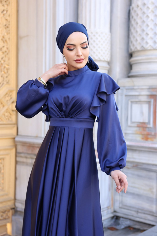 Berrak Abiye Lacivert Berrak Abiye Lacivert