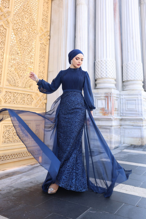 Lavanta Abiye Lacivert Lavanta Abiye Lacivert