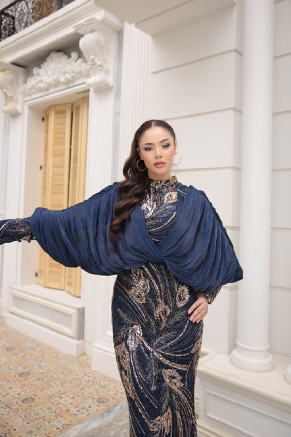 Bihter Abiye-Lacivert