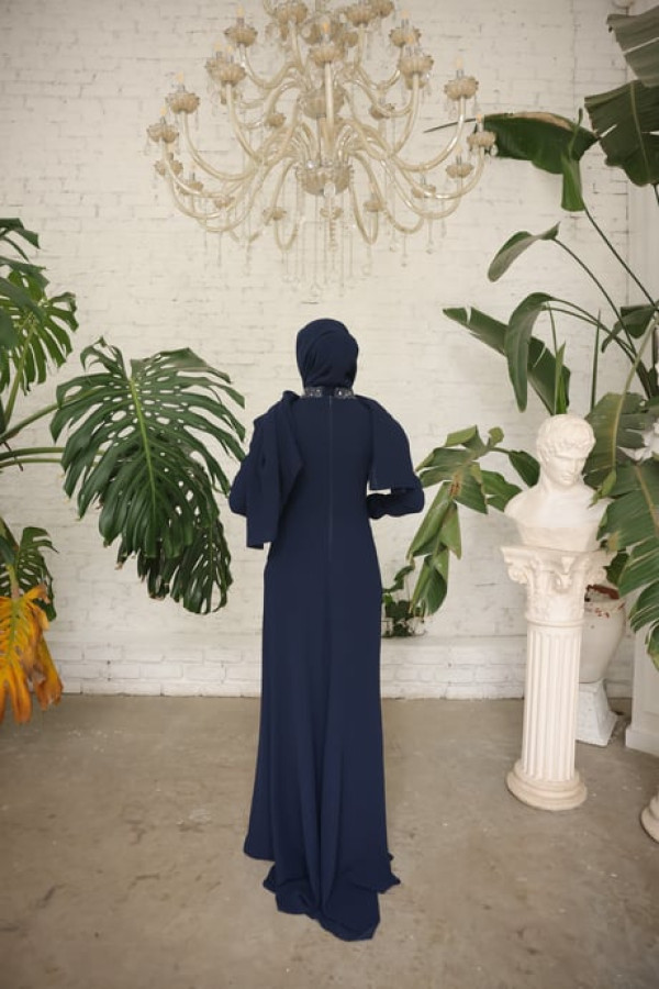 Cloepatra Abiye-Lacivert