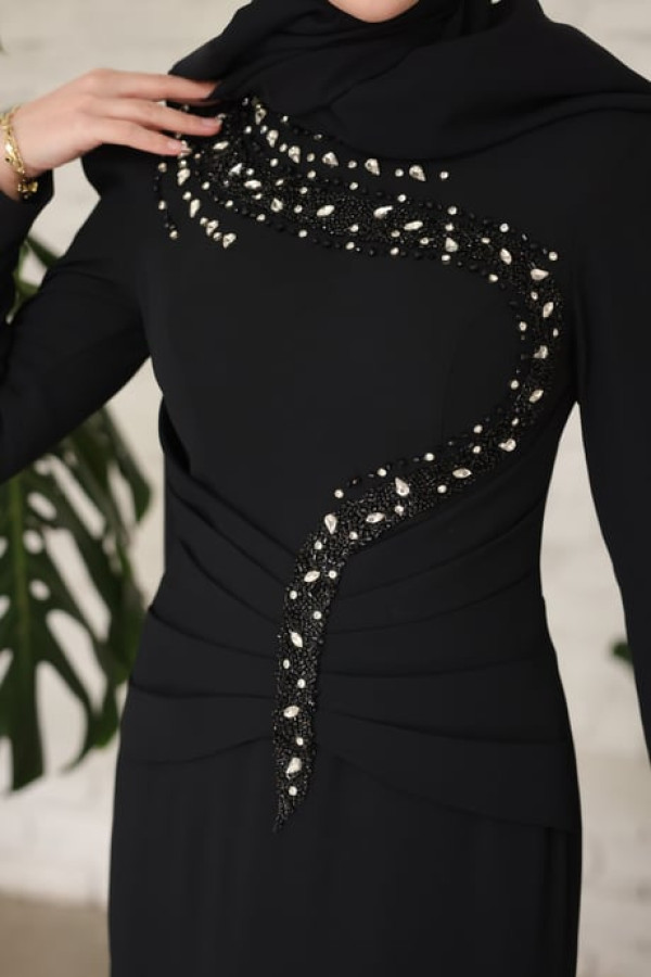 Cloepatra Abiye-Siyah