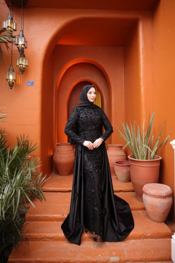 Gülperi Abiye-Siyah Gülperi Abiye-Siyah
