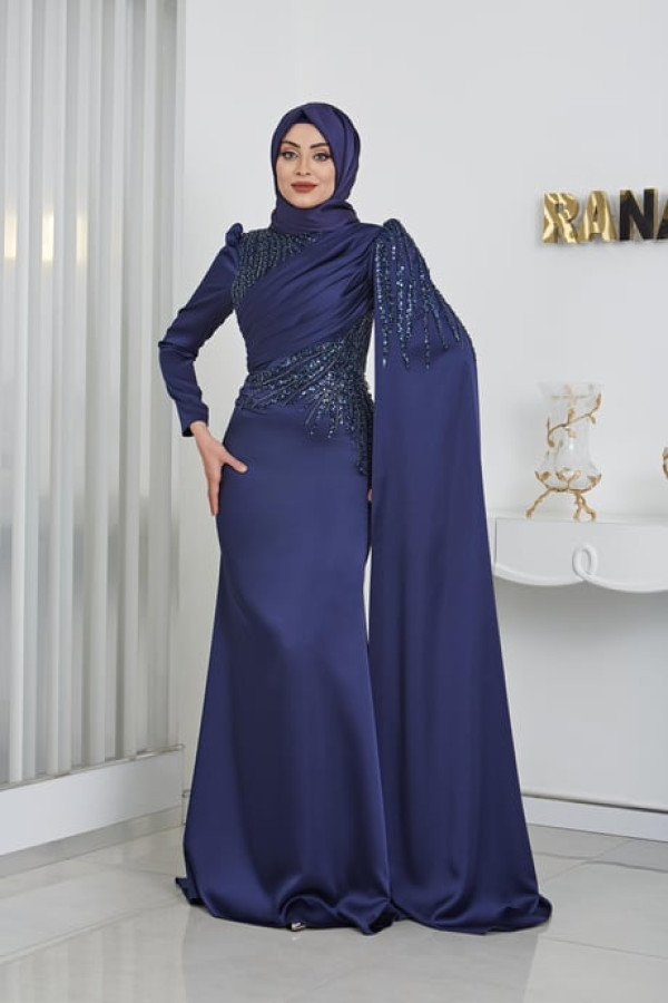 Noura Abiye-Lacivert Noura Abiye-Lacivert
