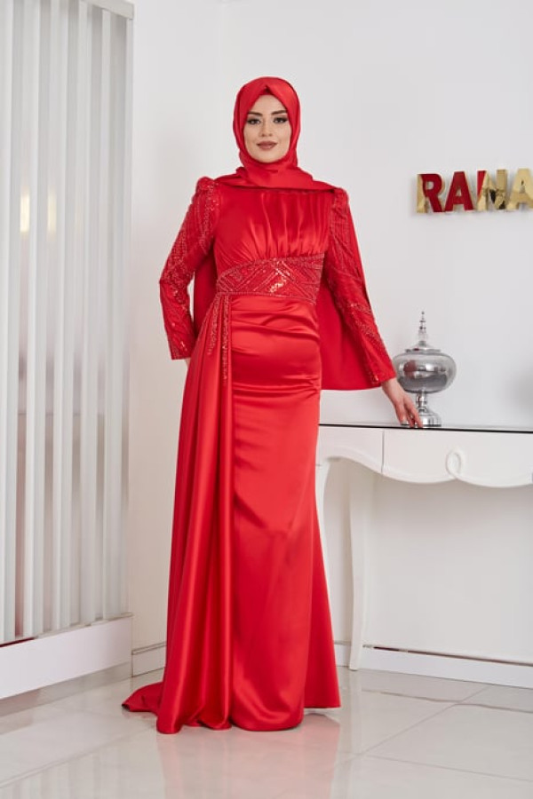 Sırma Abiye-Kırmızı Sırma Abiye-Kırmızı