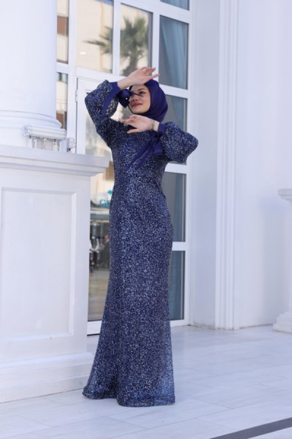 Şimal Abiye Lacivert