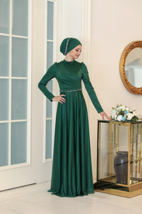 Işıl-Dress-Emerald