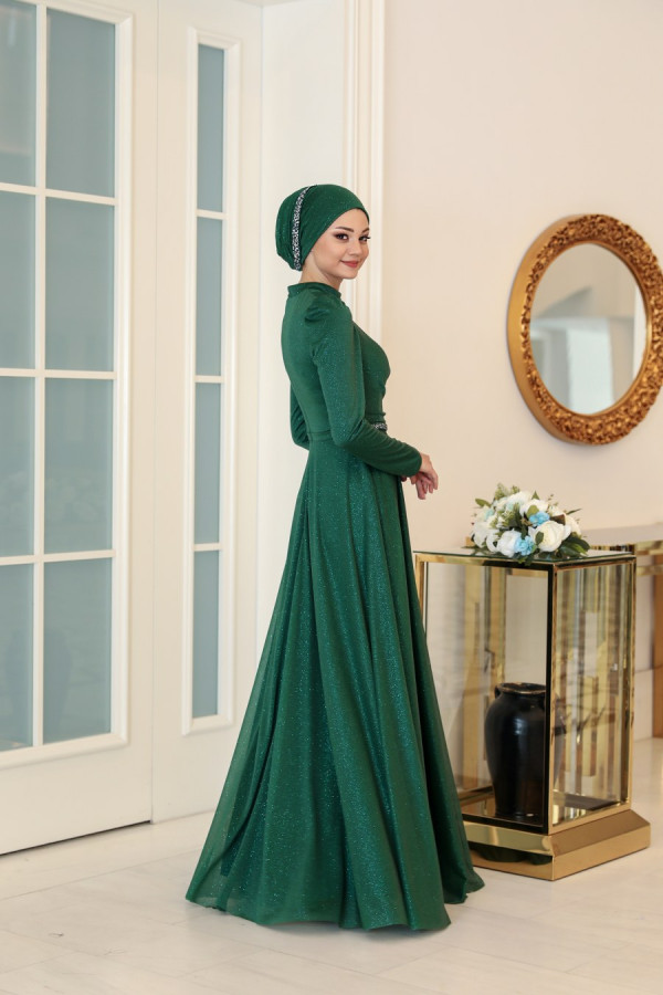 Işıl-Dress-Emerald