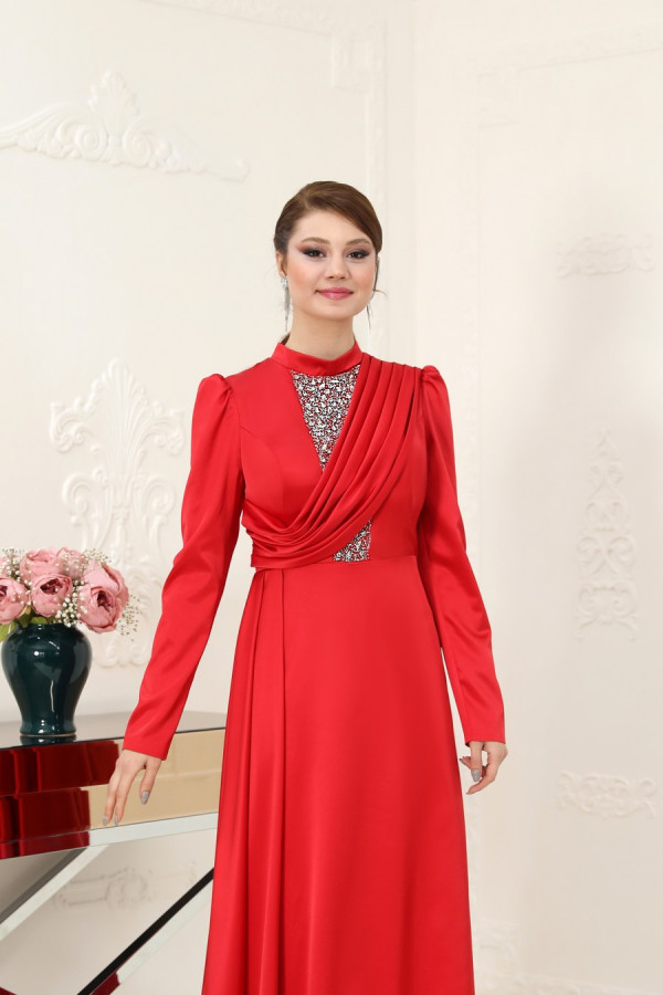 Zen-Dress-Red