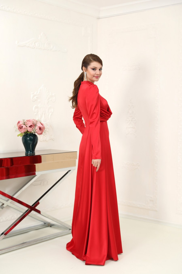 Zen-Dress-Red