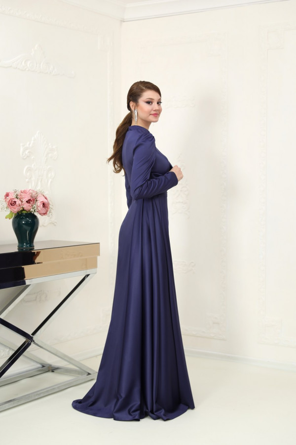 Zen-Dress-Navy-Blue Zen-Dress-Navy-Blue