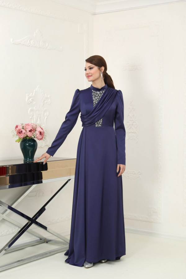 Zen-Dress-Navy-Blue Zen-Dress-Navy-Blue