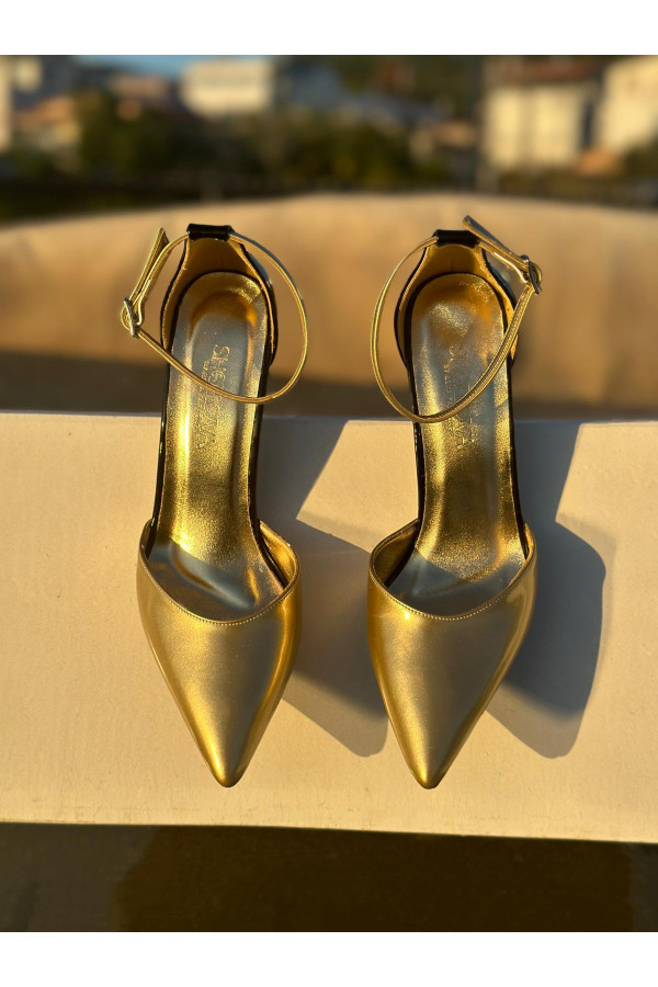 Seda Stiletto - Gold Siyah