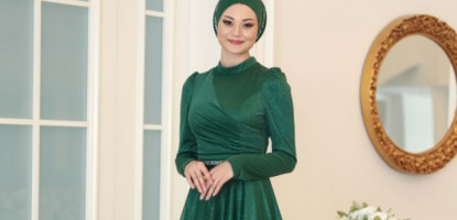 Zümrüt Yeşili Abiye Kombinleri