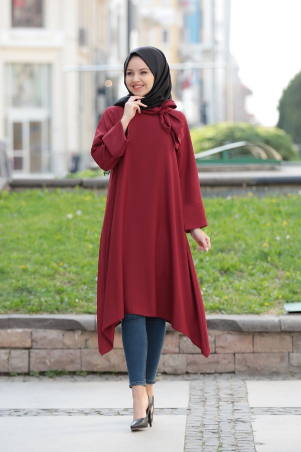 Feza Tunic Claret Red Feza Tunic Claret Red