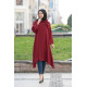Feza Tunic Claret Red Feza Tunic Claret Red