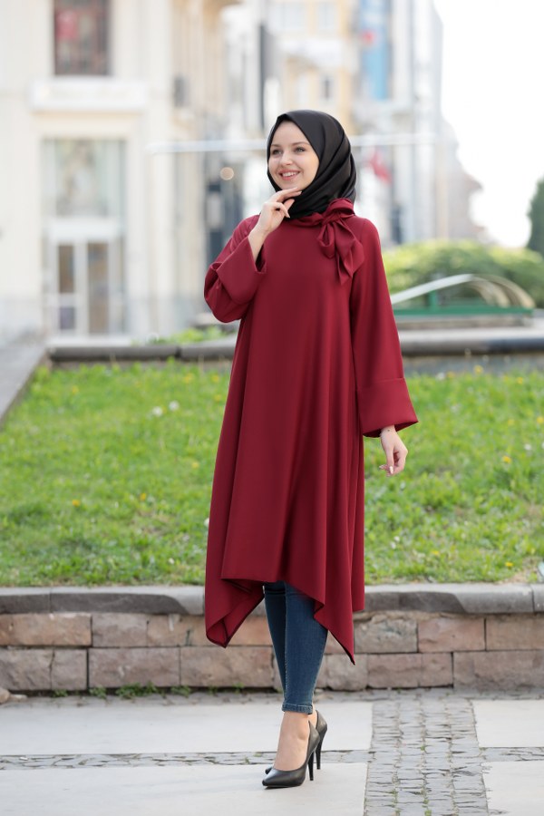 Feza Tunic Claret Red Feza Tunic Claret Red