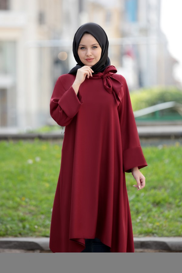 Feza Tunic Claret Red Feza Tunic Claret Red