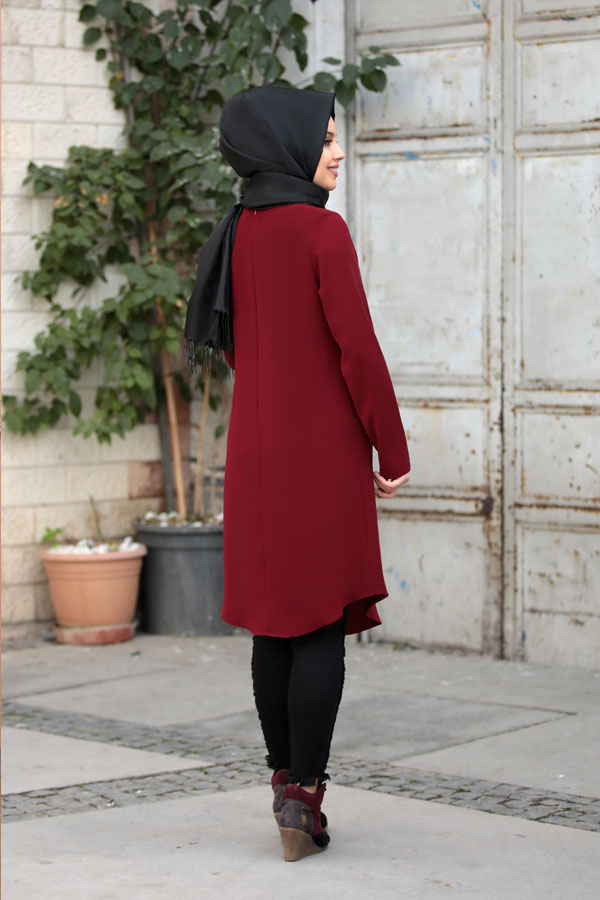 Pelerin Tunik Bordo