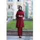 Ahenk Tunik Pantolon Takım Bordo Ahenk Tunik Pantolon Takım Bordo