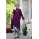 Asimetrik Tunik Mürdüm Asimetrik Tunik Mürdüm