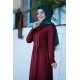 Fularlı Elbise Bordo Fularlı Elbise Bordo